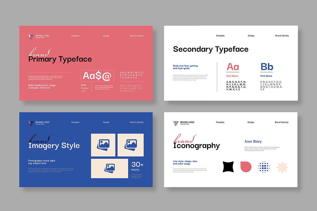 Brand Guideline Presentation Design preview 3