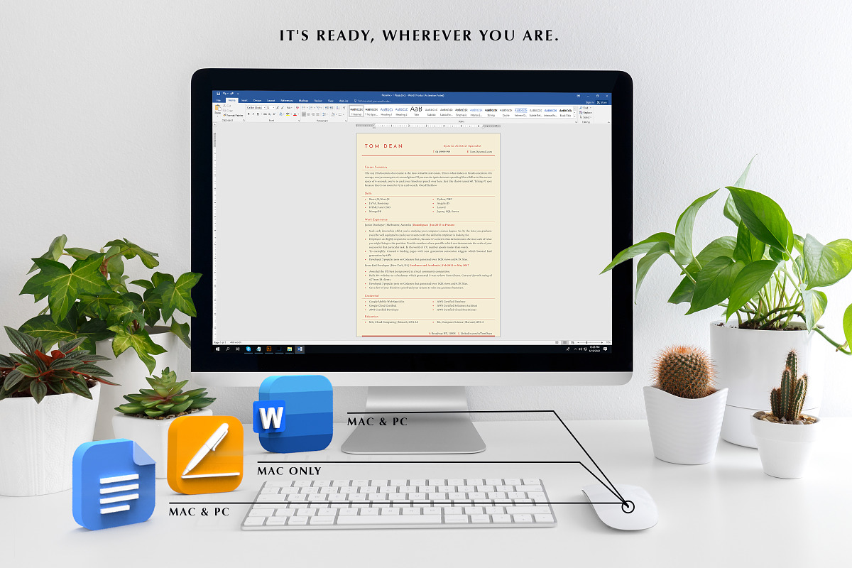 Web Developer Resume Template, a Resume Template by Career Canvas (Photo 9 of 11)