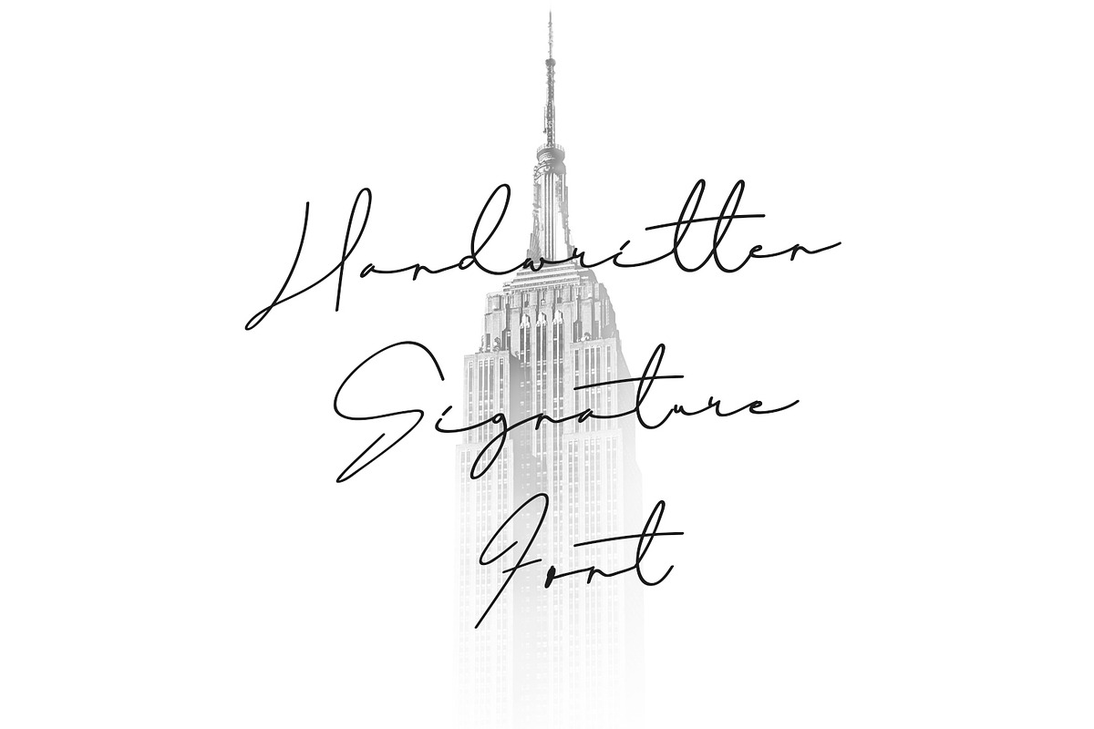 Dear Nathan Signature Font preview 3