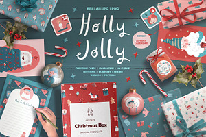 Holly Jolly. Kids Christmas