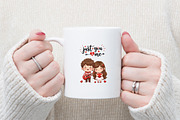 Just You & Me Couple Design, an Illustration by DreamArtGraphic (Thumbnail 3 of 6)