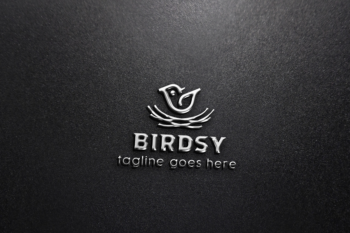 Bird Nest Nature Vector Logo, a Branding & Logo Template by GladicMonster (Photo 3 of 14)