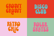 Funky Groovy - Retro Groovy Font, a Handwritten Font by SaktiAvellin (Thumbnail 3 of 11)
