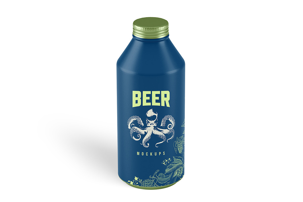 Beer Bottle Mockup, a Product Mockup by AlkStudio (Photo 2 of 7)