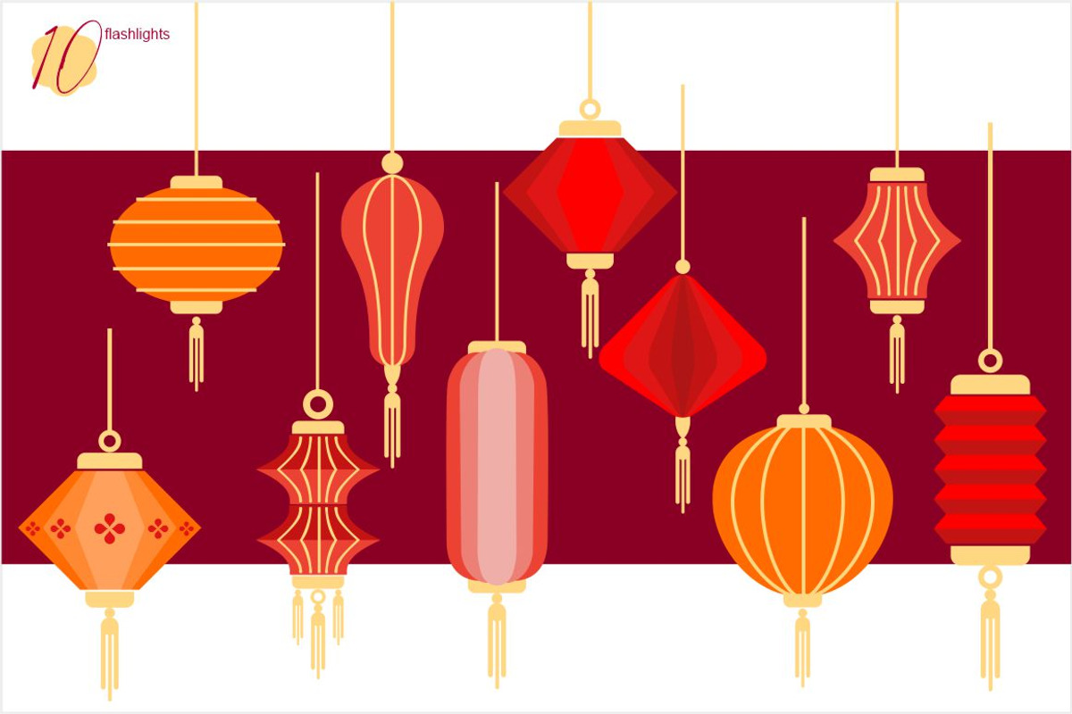 Chinese New Year-set of cliparts, a Seasonal Illustration by Collection by VY (Photo 3 of 15)