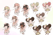 Magical Fairies Clipart, a Decorative Illustration by Masha  Studio (Thumbnail 3 of 6)