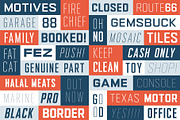 Gemsbuck Modern Vintage Font Family, a Sans Serif Font by Andika Fez (Thumbnail 2 of 13)