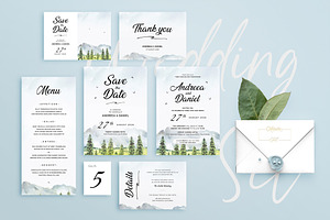 Wedding Invitation, an Invitation Template by Human Made