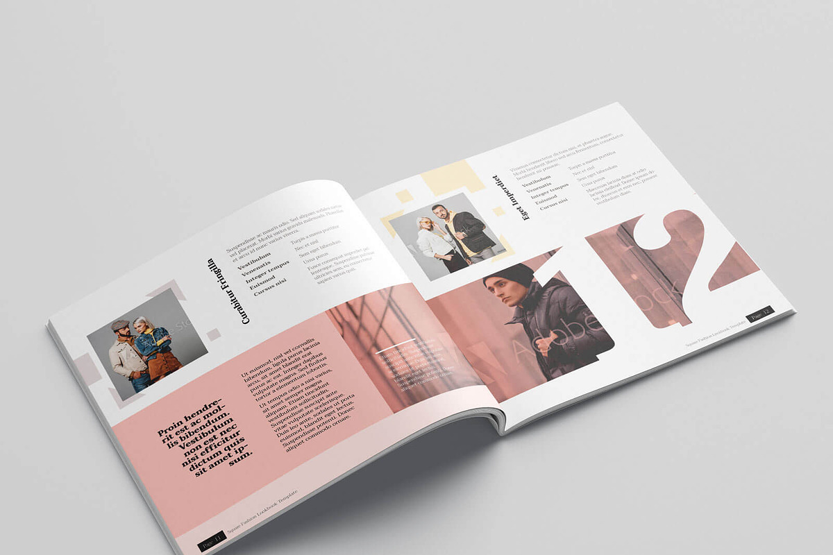 KLAMBEE – Square Fashion Lookbook, a Brochure Template by Vectogravic Design (Photo 8 of 15)