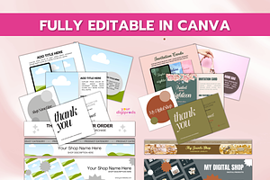 PLR MRR Canva Mockup Templates