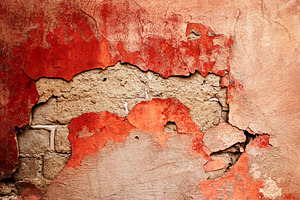 Cracked grunge stone, a Photo by saiko3p