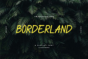Borderland, a Script Font by Zelda Graphic (Thumbnail 1 of 5)