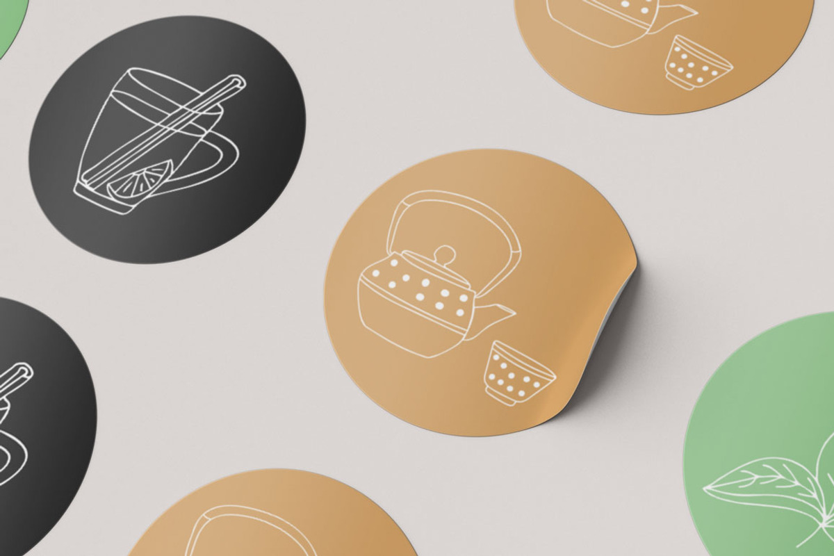 Doodle tea icons collection, an Outline Icon by Gulnarart (Photo 3 of 5)