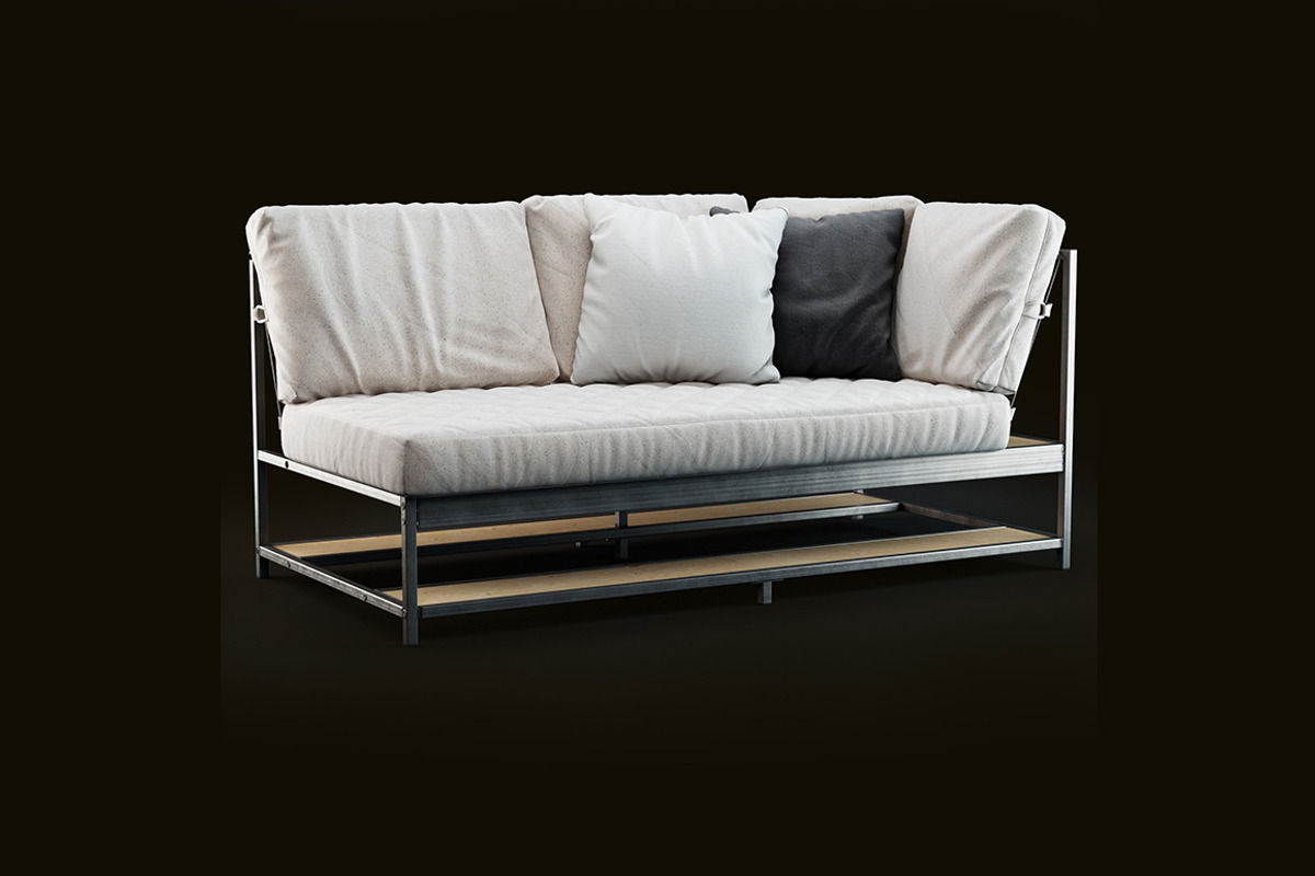 IKEA Ekebol Sofa, a Furniture 3D Model by dk 3d models (Photo 3 of 8)