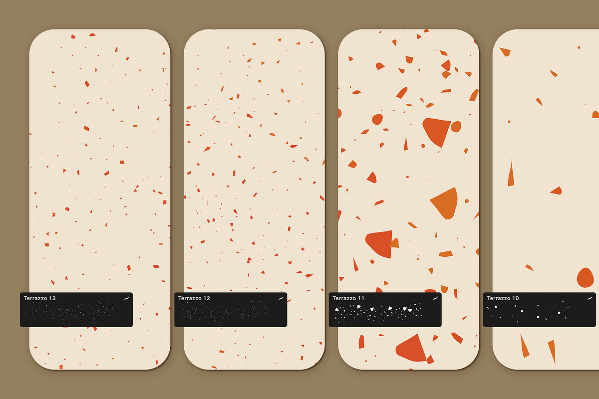 Terrazzo Procreate Brushes, a Brush Add-On by Andrew Skoch Design (Photo 4 of 10)