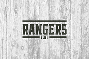 RANGERS FONT, a Font by Alphabet Agency (Thumbnail 1 of 4)