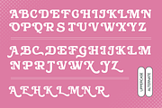 Bushi Retro - Food Logo Extrude Font, a Serif Font by Nirmana Visual (Thumbnail 6 of 15)
