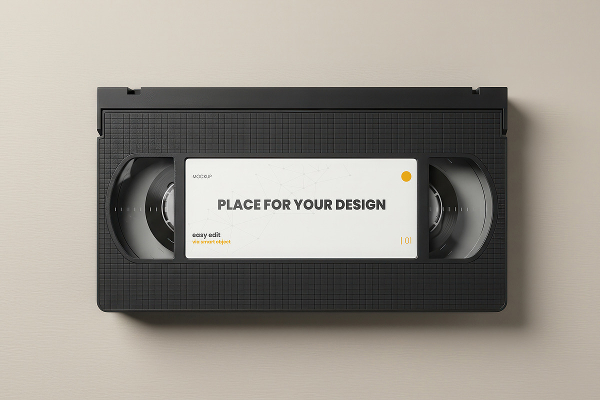 Vintage Cassettes Storage Mockups, a Mockup by Luuqas Design (Photo 3 of 5)