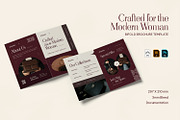 Modern Woman - Bifold Brochure, a Brochure Template by VUNIRA (Thumbnail 1 of 3)