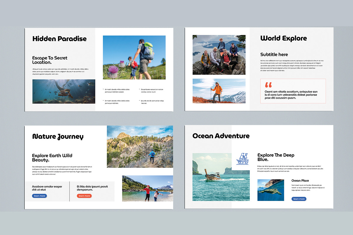 Dream Travelling Presentation, a Presentation Template by MightyDesign (Photo 4 of 8)