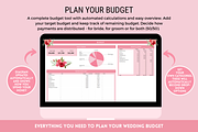 Wedding Planner Spreadsheet, a Templates & Theme by SunshineStudioBoutique (Thumbnail 4 of 10)
