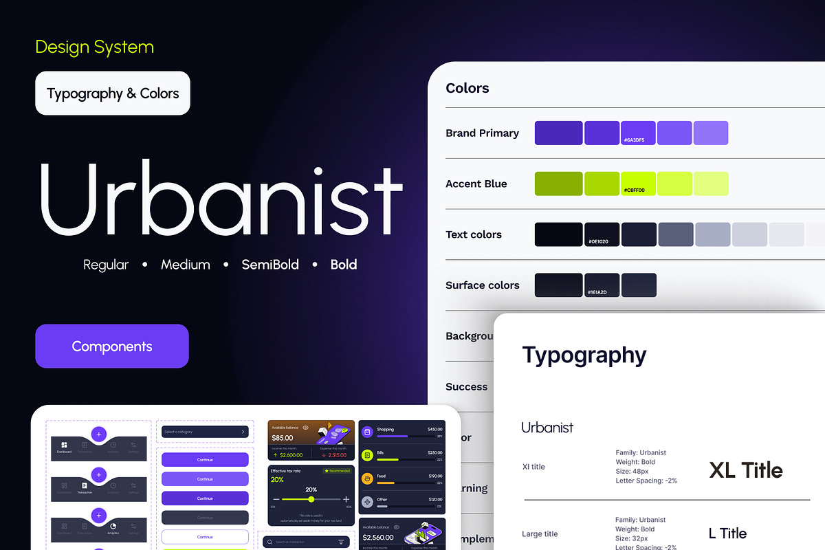 Finance App UI Kit, an UI Kit Template by Creative Graphics (Photo 3 of 8)
