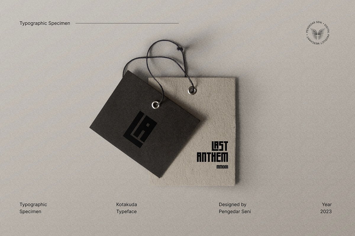 Kotakuda Bold Display Typeface, a Sans Serif Font by Pengedar Seni (Photo 10 of 12)