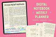 Digital Weekly Planner/Notebook ADHD, a Stationery Template by Ashiya Pixel (Thumbnail 18 of 18)