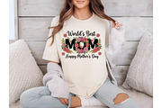 World's Best Mom Floral PNG, Mothers, an Illustration by Designking (Thumbnail 2 of 5)