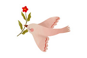Peace Dove Clipart Set, Anti War, an Object Graphic by the_myro (Thumbnail 6 of 6)