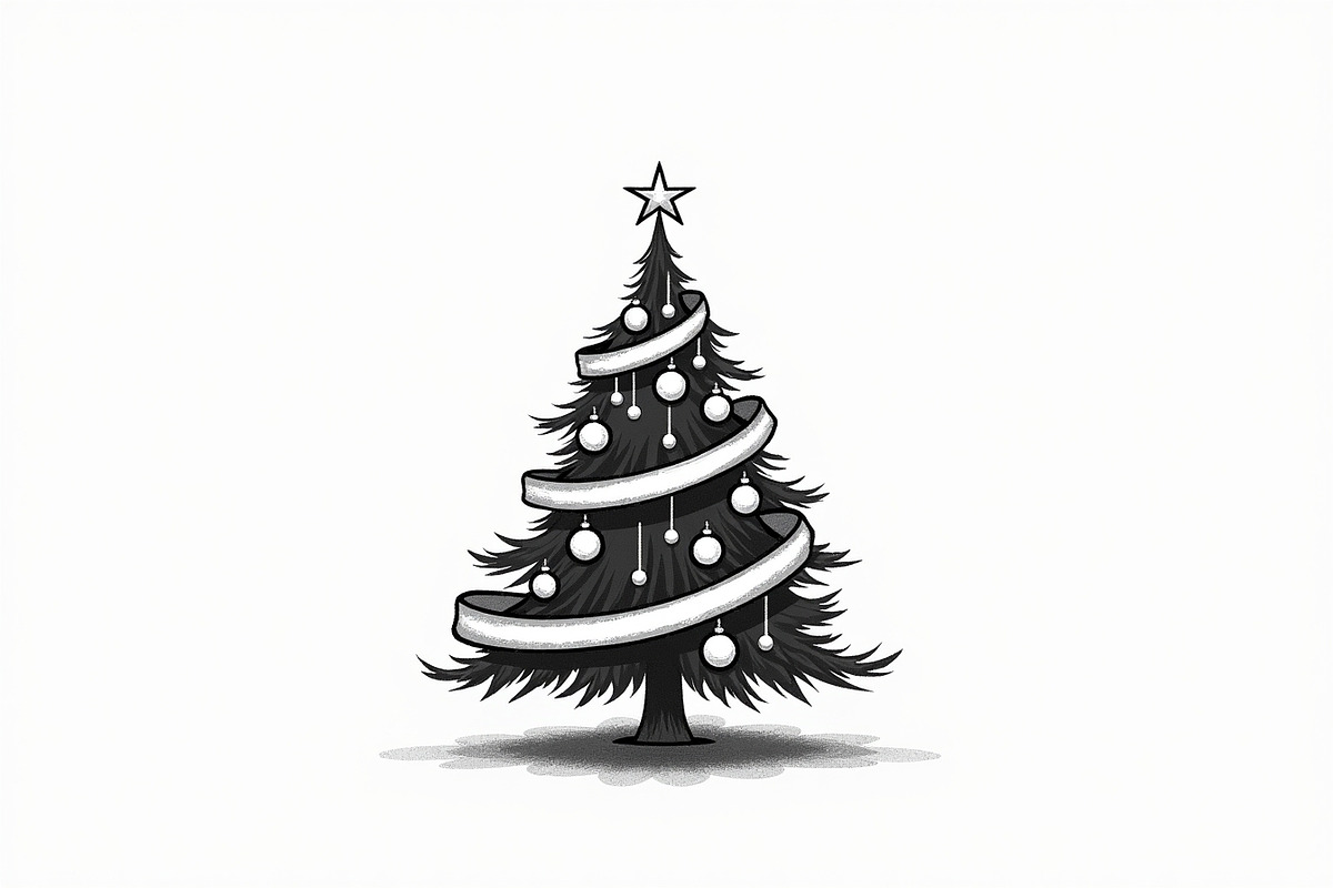 Christmas Tree Ornament Design Pack, an Illustration by musafir_fashion (Photo 7 of 21)