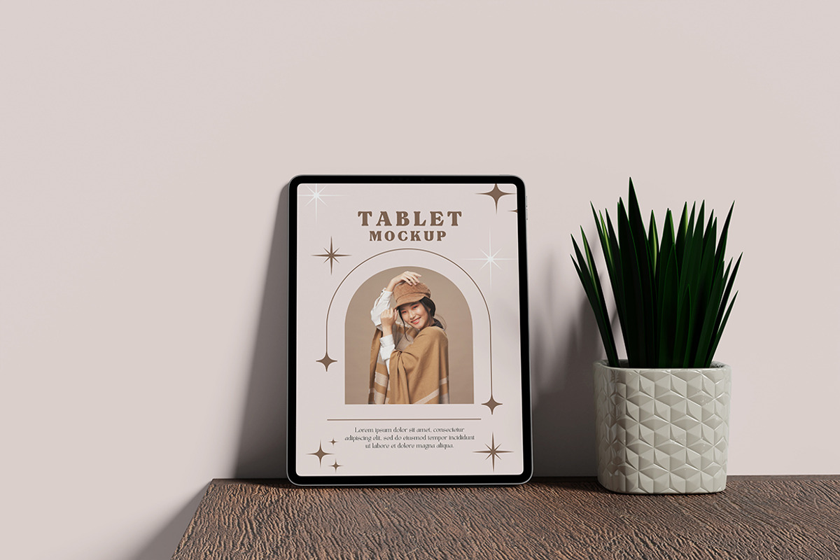 iPad Pro Mockup, an iPad Mockup by MrLetters (Photo 2 of 5)