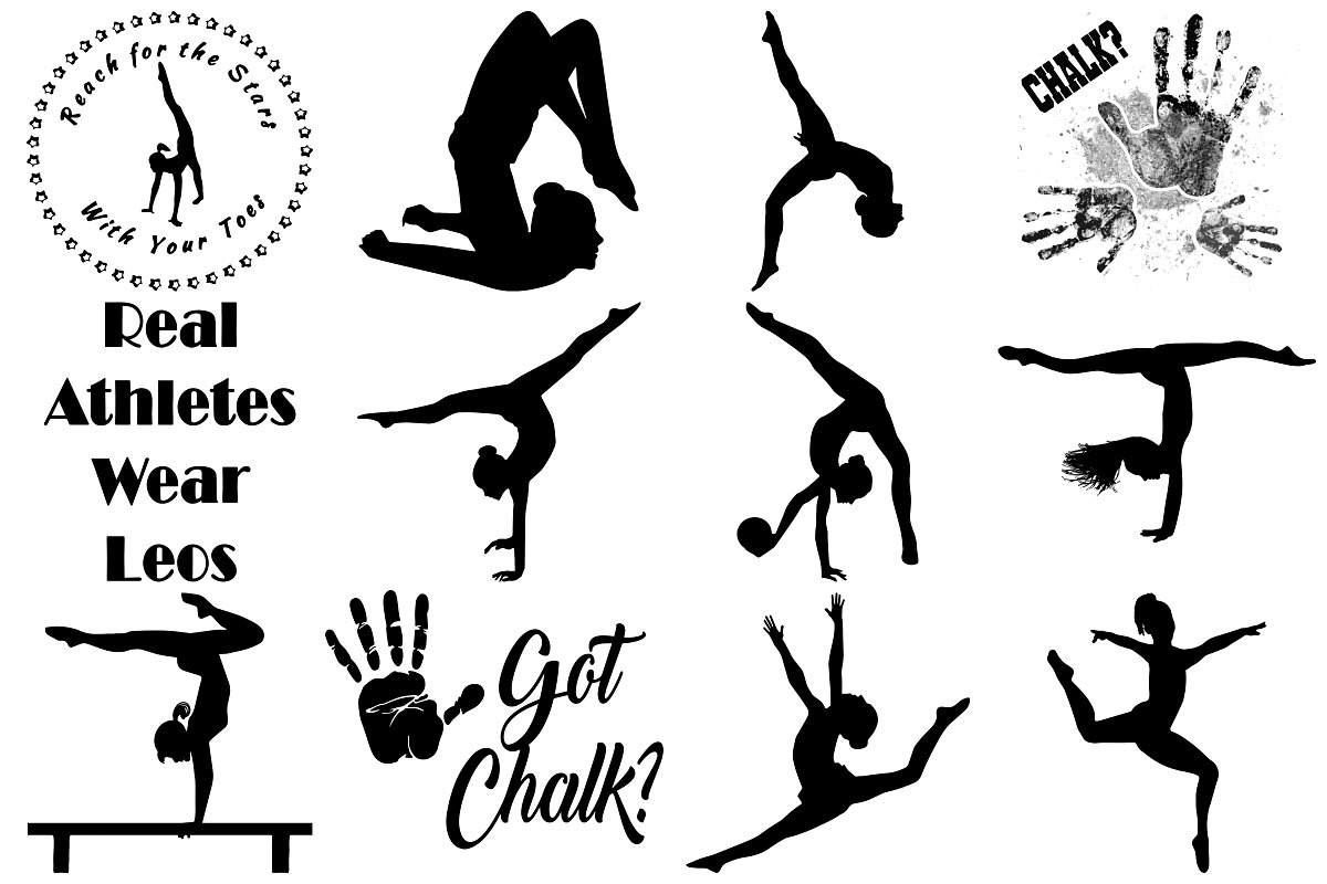 Gymnastics (Men/Women) AI EPS PNG, an Illustration by FrankiesDaughtersDesign (Photo 2 of 8)