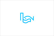 Minimalist Fish & Wave L Letter Logo, a Branding & Logo Template by arhabib (Thumbnail 9 of 14)