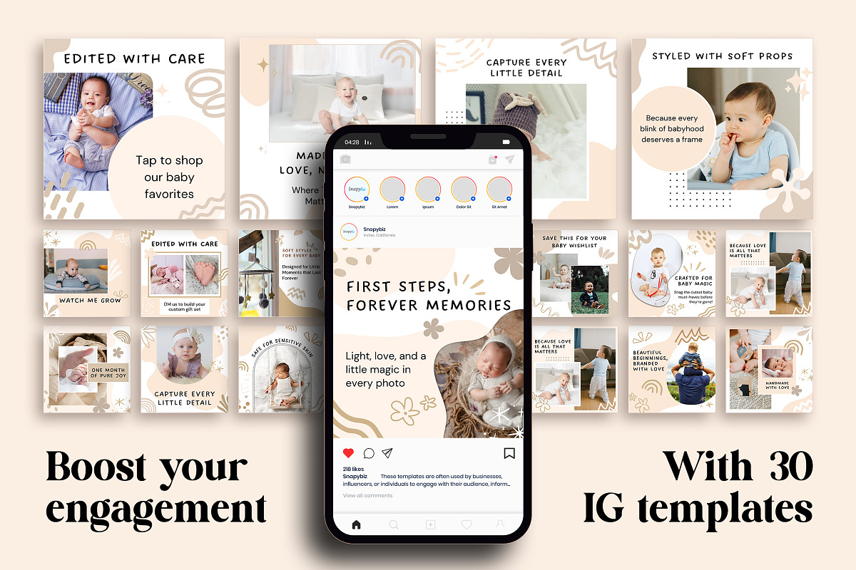 Baby Instagram Canva Social Media preview 3