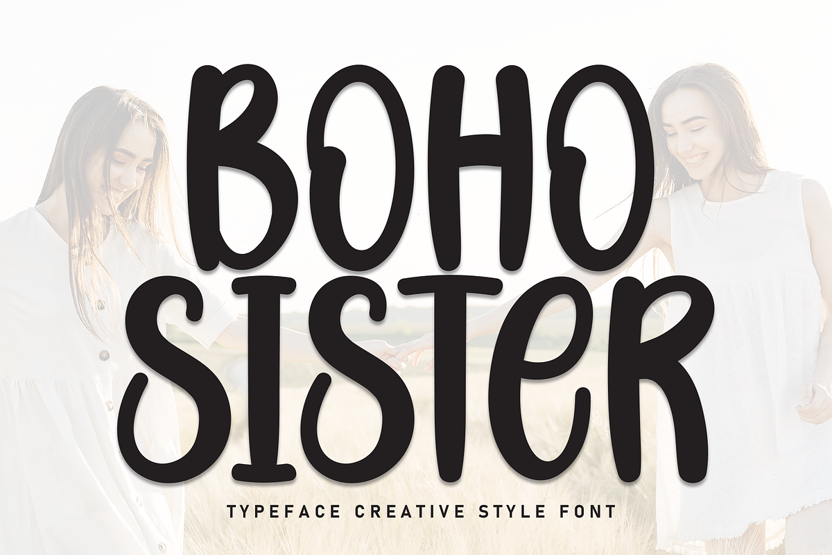 Boho Sister | Script Font, a Script Font by Scratchones (Photo 1 of 8)