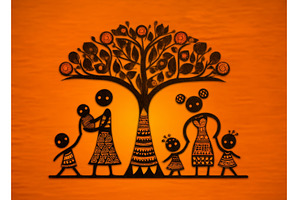 The family, made up of a mother, a Person Photo by ZinetroN