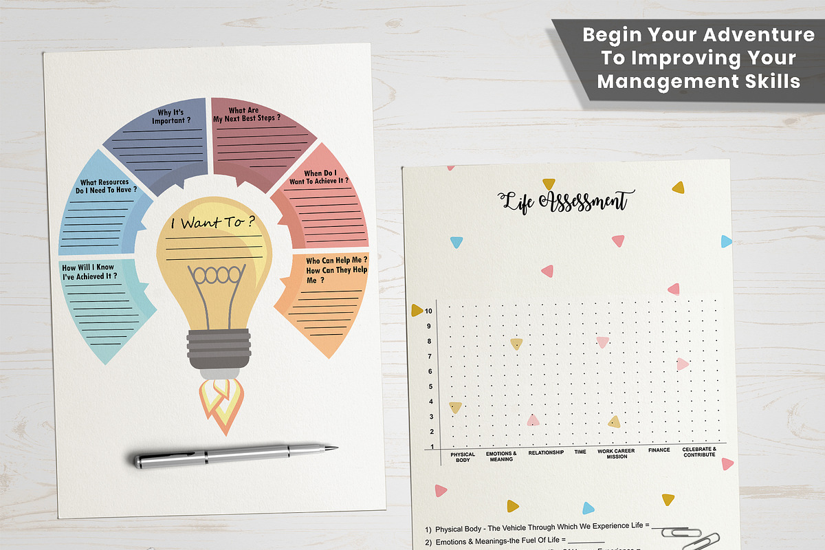 Success Life Planner, a Templates & Theme by Wow Designs (Photo 3 of 8)