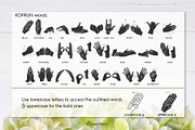Koprun - American Sign Language Font, a Symbol Font by DreamONprints (Thumbnail 4 of 7)