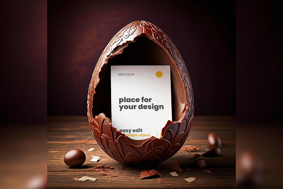 Easter Eggs Mockups, a Product Mockup by Luuqas Design (Photo 3 of 10)