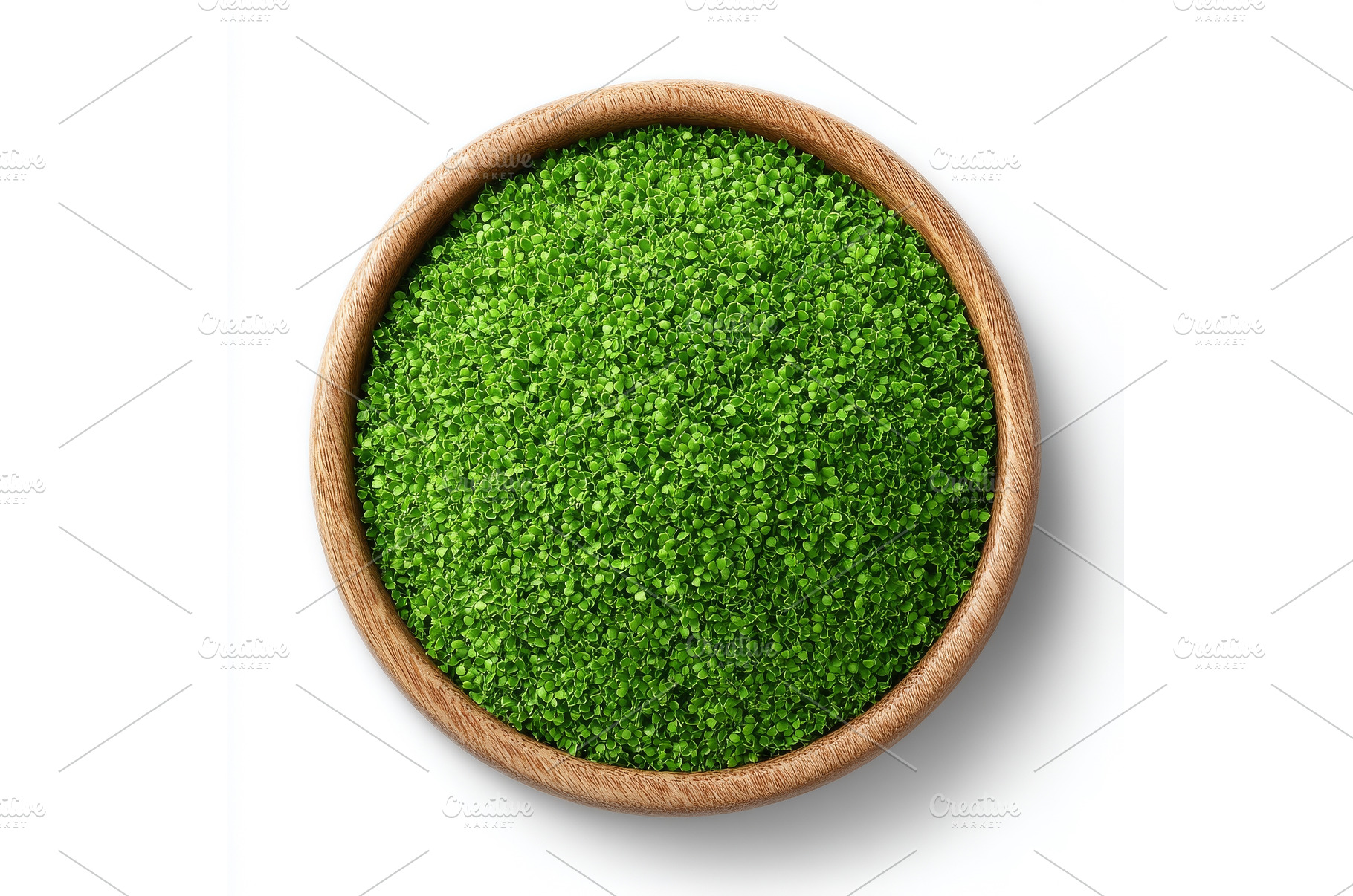 Mizuna sprouts, the cotyledons of, a Food & Drink Photo by ZinetroN