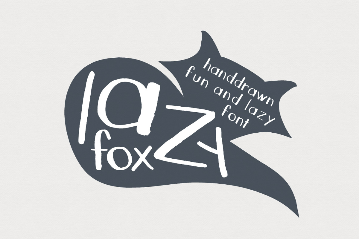 LazyFox Hand Drawn Font
