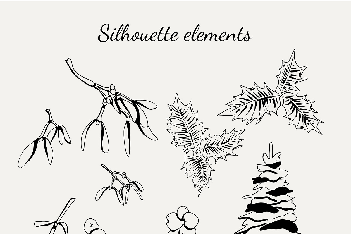 Little deer Christmas clipart, an Animal Illustration by LuckyTurtleArt (Photo 8 of 9)