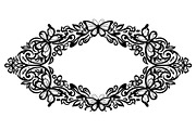 Butterfly Floral Vintage Frame Bundl, an Illustration by Creativeshirt (Thumbnail 39 of 51)