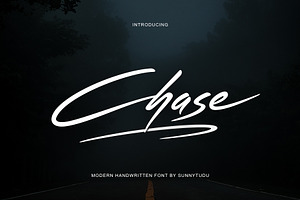 Chase Handwritten Font