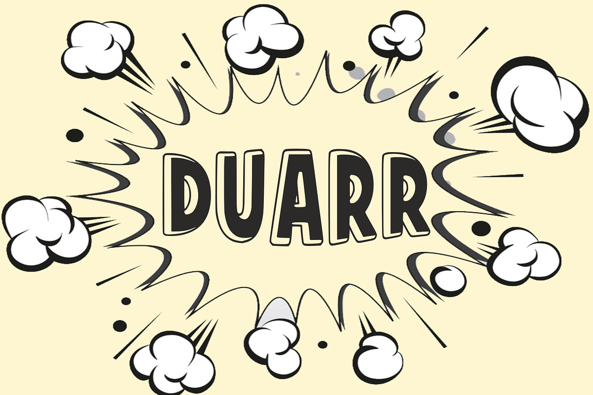 Krauk Krauk - Comic Action Font, a Sans Serif Font by KiddoGlyphs Studio (Photo 3 of 3)