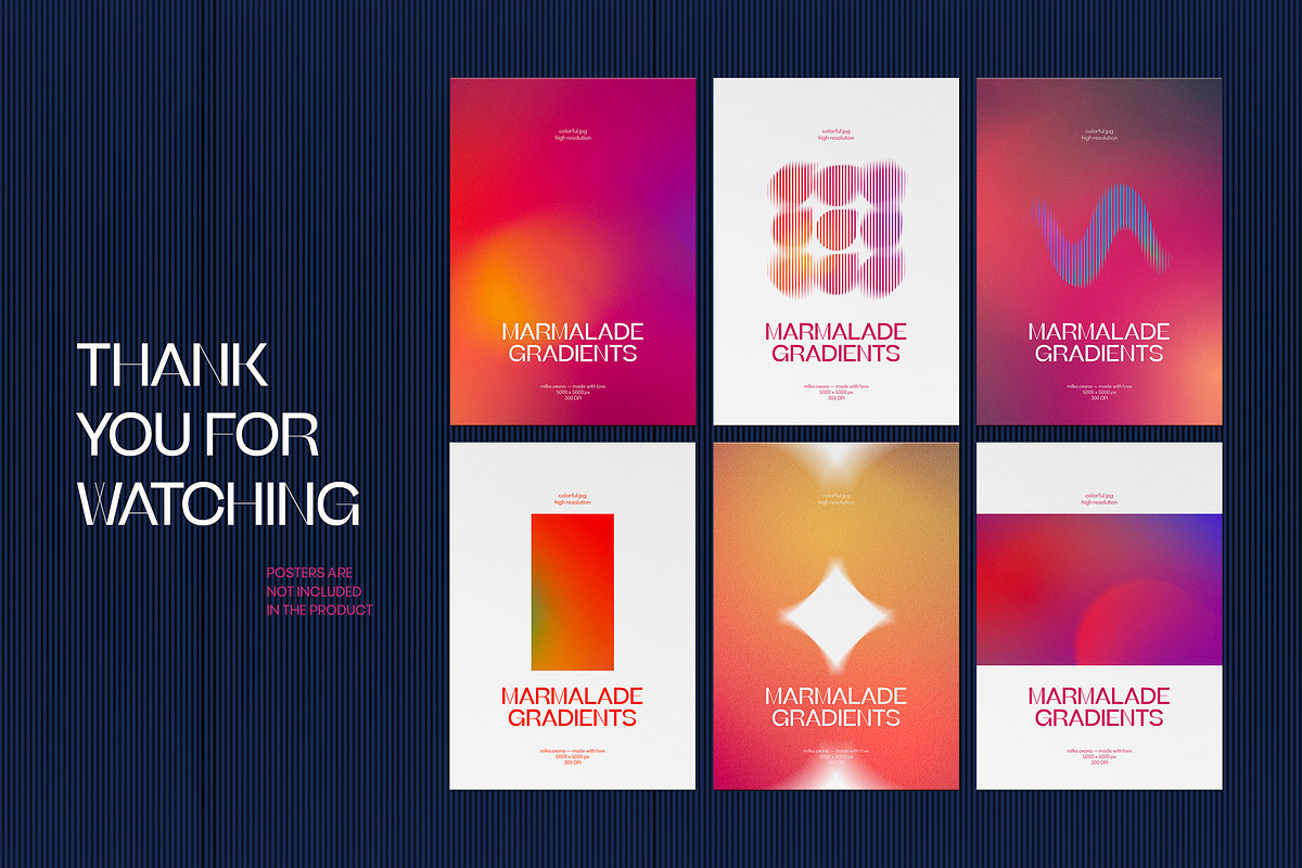 Marmalade Abstract Gradients & Shape, a Texture Graphic by Milka (Photo 8 of 8)