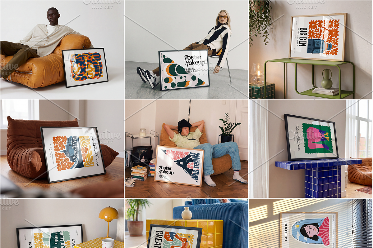 100 Horizontal Frame Mockup Bundle, a Household Mockup by MockupShopi (Photo 17 of 17)