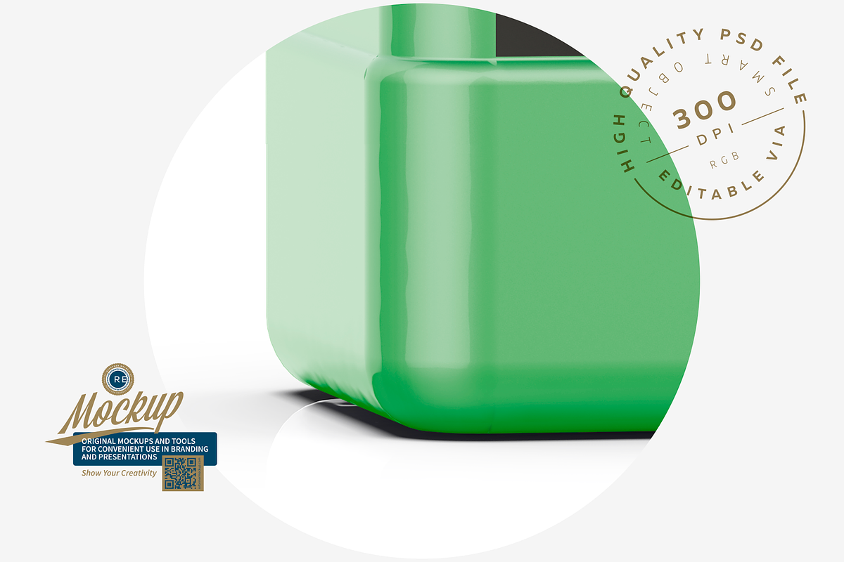 Plastic Bottle Mockup, a Packaging Mockup by Reformer Mockup (Photo 6 of 6)