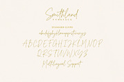 Smithland Handwritten Script, a Script Font by Seagulls Creative (Thumbnail 10 of 11)